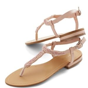 Modcloth Bamboo Bead Your Best Self Sandal